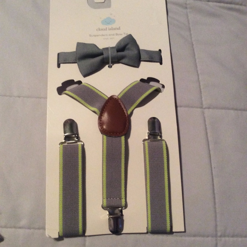 Suspenders and Bow tie Set